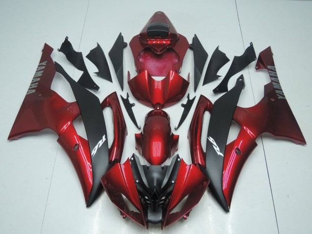 Online R6 08-16 Verkleidungen - Candy Rot und Schwarz Online R6 08-16 Verkleidungen - Candy Rot und Schwarz