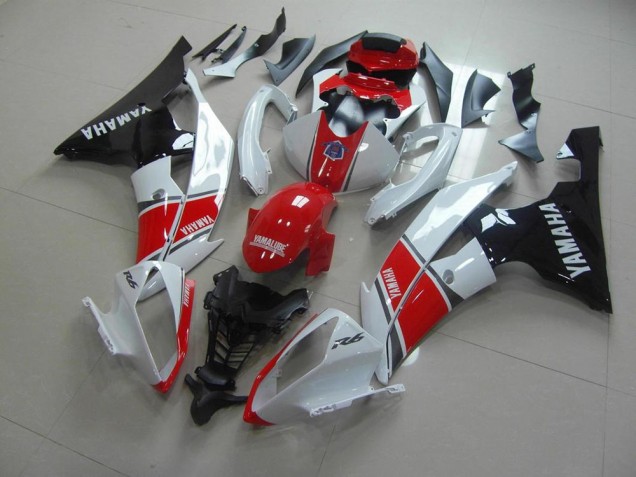 Online R6 08-16 Verkleidungen & Plastik - Rot Weiß Schwarz Online R6 08-16 Verkleidungen & Plastik - Rot Weiß Schwarz