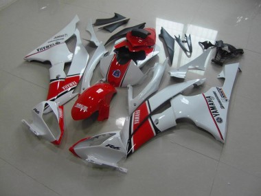 Online R6 08-16 Verkleidungen - Weiß Rot OEM Stil