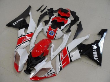 Online R6 08-16 Verkleidungen Komplett Sets - Rot Weiß Schwarz