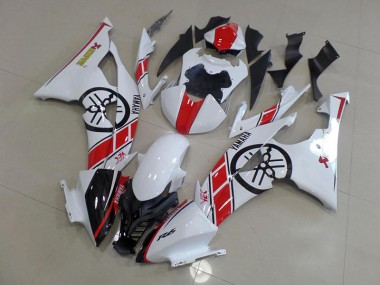 Online R6 08-16 Verkleidungen - Weiß mit Big Yamaha Logo