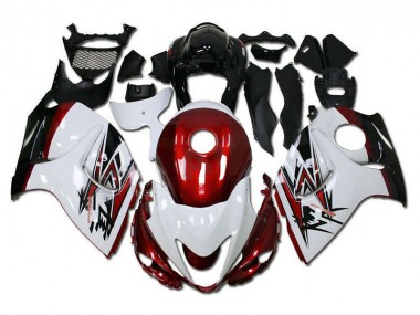 Online GSXR 1300 Hayabusa 08-19 Verkleidungen - Weiß Rot