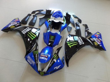 Online R1 09-11 Verkleidung - BlauSchwarz Monster