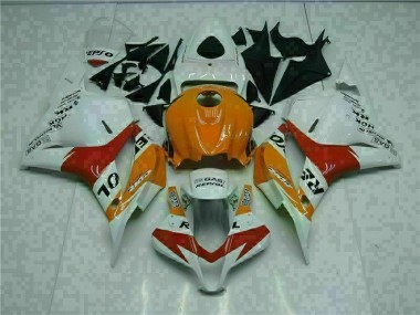 Online CBR 600 RR 09-12 Verkleidungen - Weiß Orange Repsol