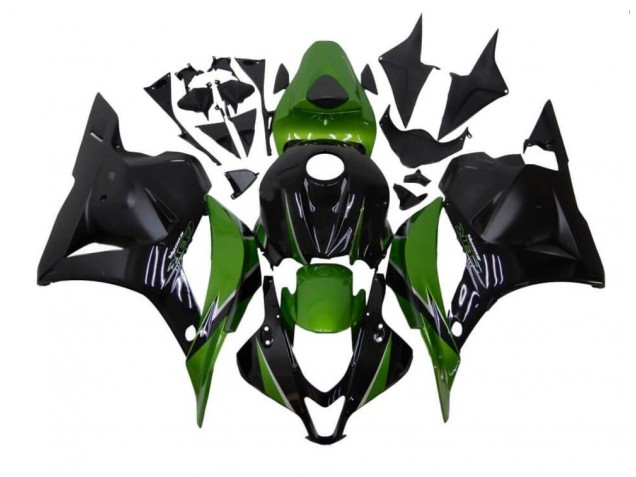 Online CBR 600 RR 09-12 Verkleidungen - Grün Schwarz Online CBR 600 RR 09-12 Verkleidungen - Grün Schwarz