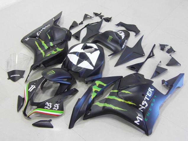 Online CBR 600 RR 09-12 Verkleidungen - Monster Matt Schwarz Online CBR 600 RR 09-12 Verkleidungen - Monster Matt Schwarz