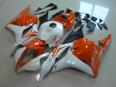 Online CBR 600 RR 09-12 Verkleidungen - Orange Perl Weiß