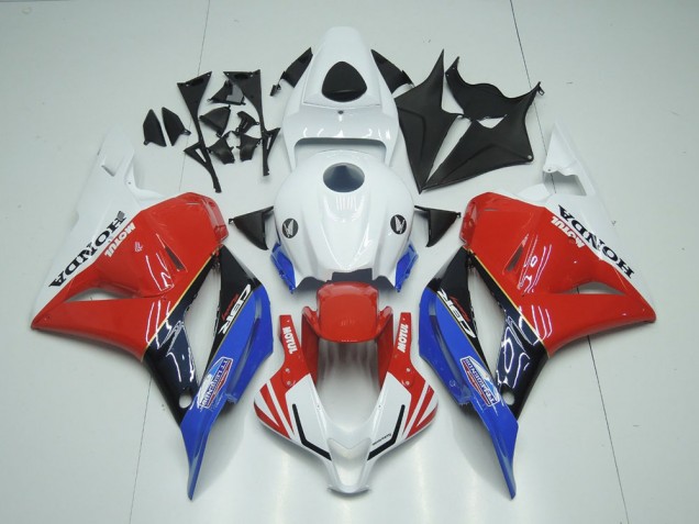 Online CBR 600 RR 09-12 Verkleidungen - Weiß Motul Rot Blau Online CBR 600 RR 09-12 Verkleidungen - Weiß Motul Rot Blau
