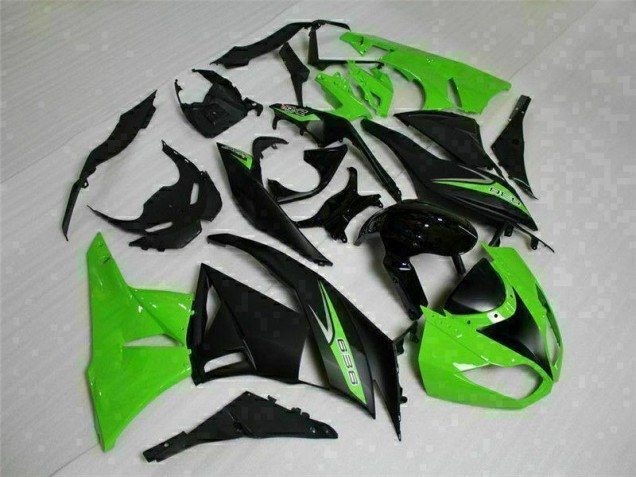 Online ZX6R 09-12 Verkleidungen - Schwarz Grün 636