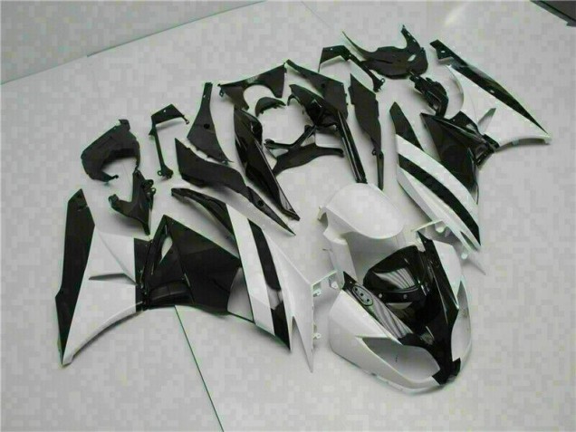 Online ZX6R 09-12 Verkleidungen - Weiß Schwarz Online ZX6R 09-12 Verkleidungen - Weiß Schwarz