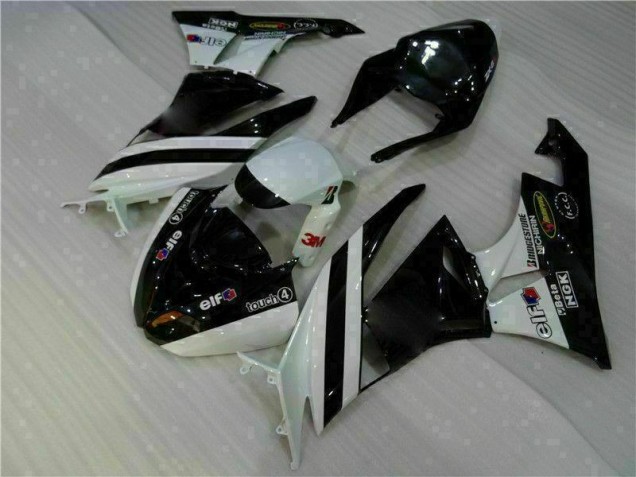 Online ZX6R 09-12 Verkleidung - Schwarz Weiß 3M Touch4 Online ZX6R 09-12 Verkleidung - Schwarz Weiß 3M Touch4