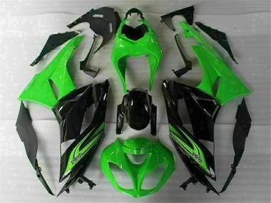 Online ZX6R 09-12 Verkleidung - Grün Schwarz