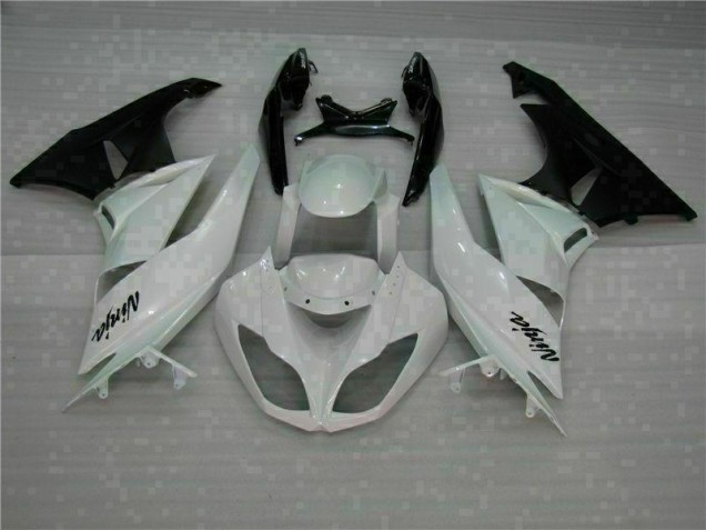 Online ZX6R 09-12 Verkleidung - Weiß Schwarz