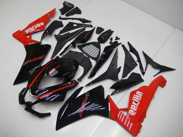 Online RSV4 09-15 Verkleidungen - Schwarz Rot Online RSV4 09-15 Verkleidungen - Schwarz Rot