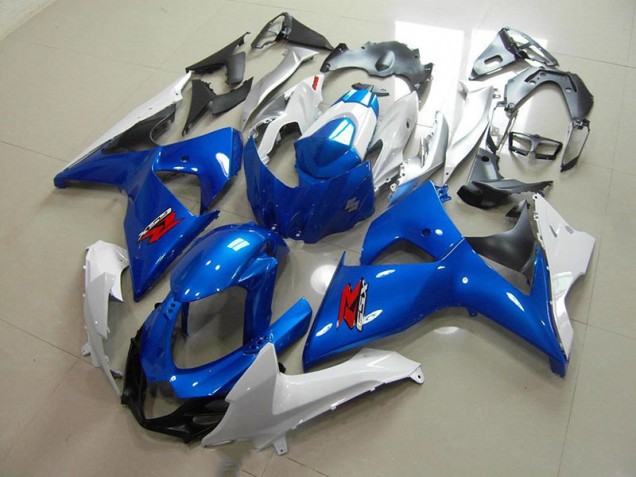 Online GSXR 1000 K9 09-16 Verkleidung - Blaur und Weißer OEM Stil Online GSXR 1000 K9 09-16 Verkleidung - Blaur und Weißer OEM Stil