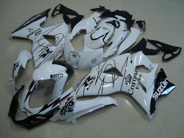 Online GSXR 1000 K9 09-16 Verkleidungen - Weiß Corona Online GSXR 1000 K9 09-16 Verkleidungen - Weiß Corona