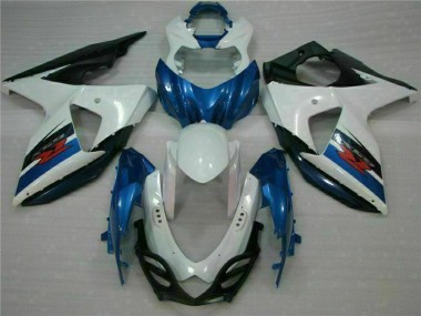 Online GSXR 1000 K9 09-16 Motorrad Verkleidungen - Blau Weiß
