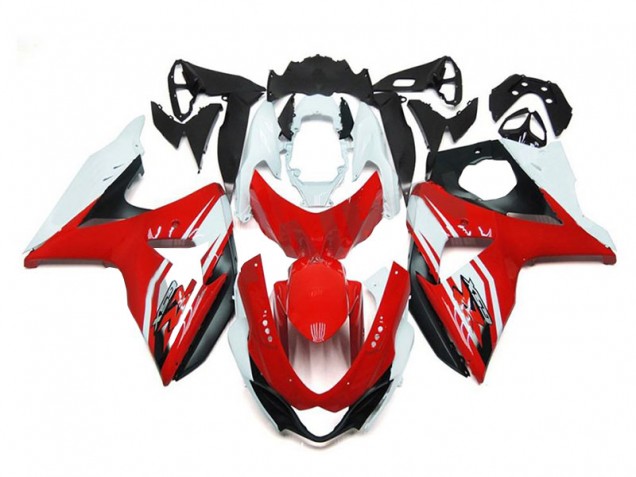Online GSXR 1000 K9 09-16 Verkleidungen - Rot Weiß Schwarz Online GSXR 1000 K9 09-16 Verkleidungen - Rot Weiß Schwarz