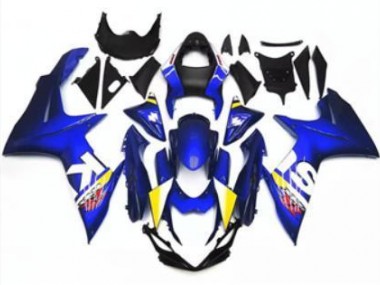 Online GSXR 600 / 750 K11 11-24 Verkleidungen & Plastik - Blau Weiß