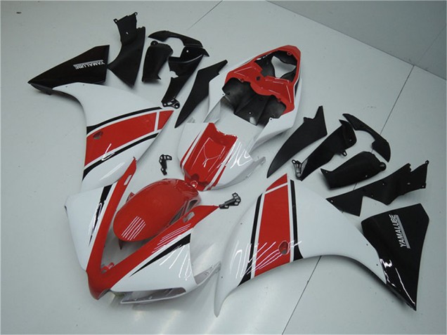 Online R1 12-14 Verkleidungen - Weiß Rot Schwarz Online R1 12-14 Verkleidungen - Weiß Rot Schwarz