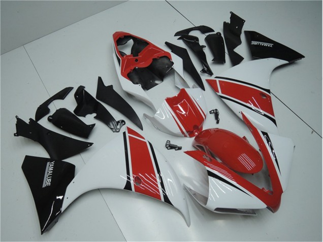 Online R1 12-14 Verkleidungen - Weiß Rot Schwarz Online R1 12-14 Verkleidungen - Weiß Rot Schwarz