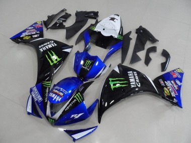 Online R1 12-14 Verkleidung - BlauSchwarz Monster