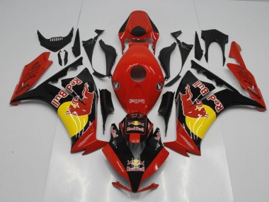 Online CBR 1000 RR 12-16 Verkleidungen - Schwarzer Rot Bull