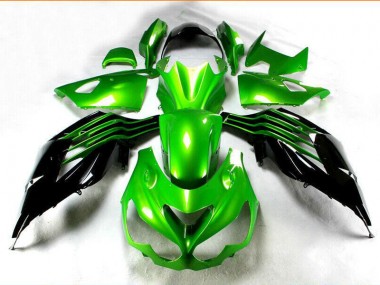 Online ZX14R ZZR 1400 12-21 Verkleidung - Schwarz Grün