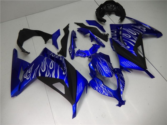 Online EX300 13-16 Verkleidungen - Blau Weiß Schwarz Online EX300 13-16 Verkleidungen - Blau Weiß Schwarz