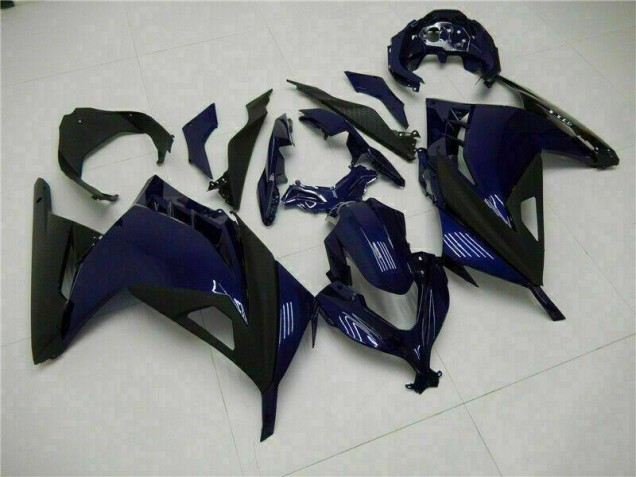 Online EX300 13-16 Verkleidungen - Blau Schwarz Online EX300 13-16 Verkleidungen - Blau Schwarz
