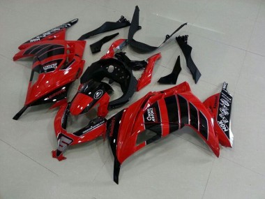 Online ZX 300R 13-16 Verkleidungen - Rot Schwarz Airfore