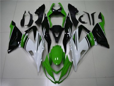 Online ZX6R 13-18 Verkleidungen - Grün Weiß Schwarz