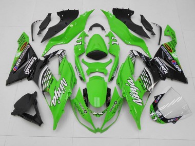 Online ZX6R 13-18 Verkleidungen - Grün Schwarz 11
