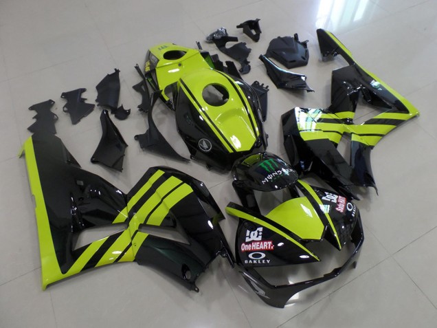 Online CBR 600 RR 13-23 Verkleidungen - Grün Schwarz Online CBR 600 RR 13-23 Verkleidungen - Grün Schwarz