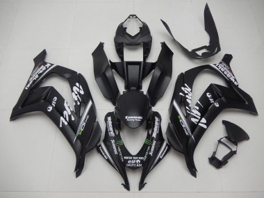 Online ZX10R 16-19 Verkleidungen - Schwarz Racing Team Ninja