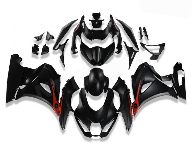 Online GSXR 1000 17-23 Verkleidungen - Schwarz Rot Online GSXR 1000 17-23 Verkleidungen - Schwarz Rot