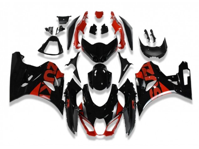 Online GSXR 1000 17-23 Verkleidung - Schwarz Rot Online GSXR 1000 17-23 Verkleidung - Schwarz Rot