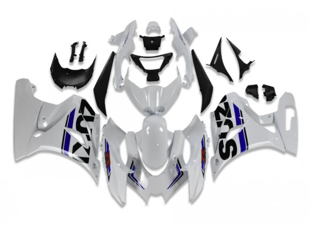 Online GSXR 1000 17-23 Verkleidungen - Weiß Blau Online GSXR 1000 17-23 Verkleidungen - Weiß Blau