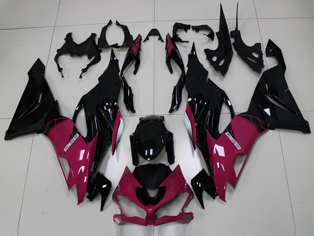 Online ZX6R 19-23 Verkleidungen - Rosa Schwarz Online ZX6R 19-23 Verkleidungen - Rosa Schwarz